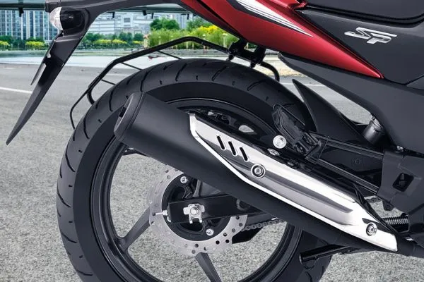 exhaust-view-Honda SP 180cc