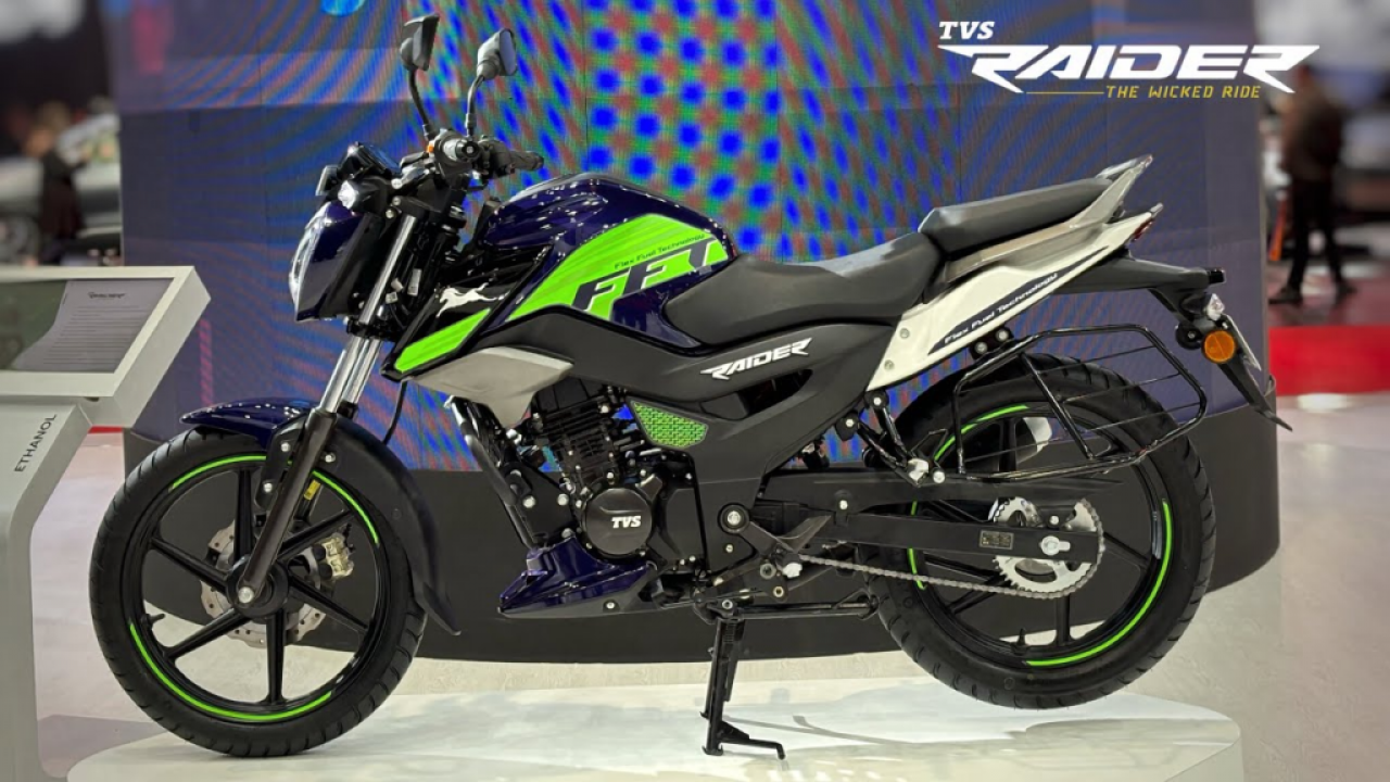 TVS Raider 125 Ethanol Modal Side View
